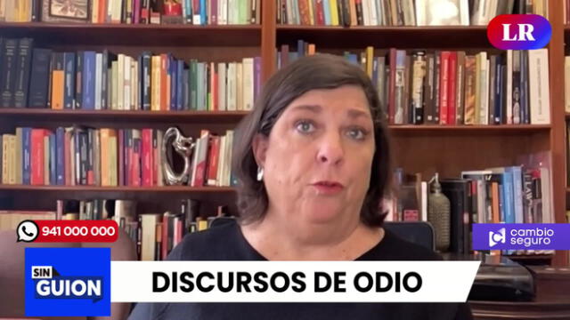 Rosa María Palacios se refirió a las declaraciones de Boluarte. Foto/Video: LR+