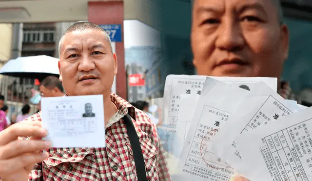 Shiang Li no logra aprobar el riguroso examen Gaokao, por lo que ya lleva 27 veces postulando. Foto: Composición LR/ Getty Images