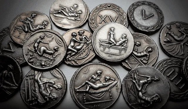 Las spintriae se hacían con latón o bronce y eran pequeñas. Foto: News Roma
