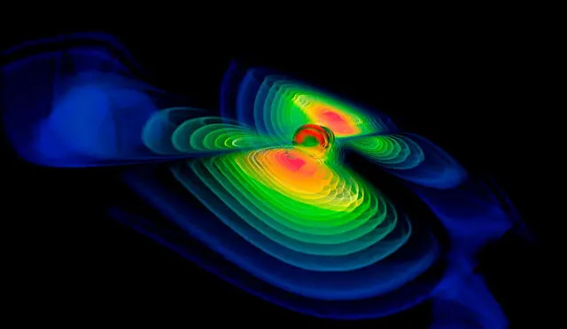 La onda gravitacional fue producida a millones de años luz de distancia. Imagen: referencial / Smithsonian Magazine