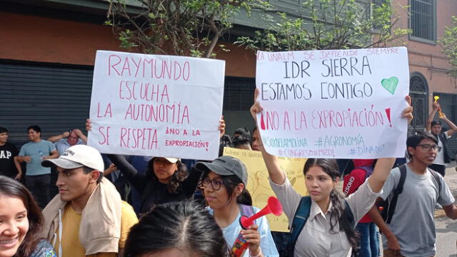 Alumnos de la UNMSM y UNALM rechazan la iniciativa del congresista Reymundo. Foto: John Reyes/La República