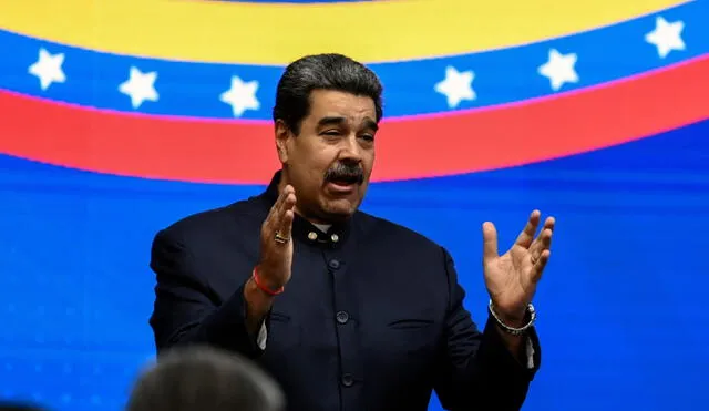 Nicolás Maduro, presidente de Venezuela, en un evento de su gobierno. Foto: AFP