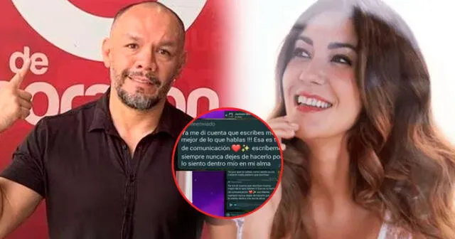 Tilsa Lozano respondía los mensajes de Jackson Mora que su CM redactaba. Foto: composición/LR/captura ATV/Instagram