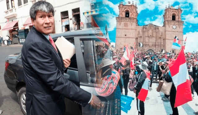 Gobernador rechaza protestas contra Boluarte. Foto: Composición/ LR