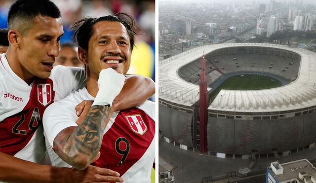 Para las eliminatorias a Qatar 2022, la selección peruana jugó todos sus partidos de local en el Estadio Nacional. Foto: composición FPF/Andina