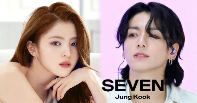 Han So Hee y Jungkook de BTS podrían compartir escenas en "SEVEN". Foto: composición LR/Naver/BIGHIT Han So Hee y Jungkook de BTS podrían compartir escenas en "SEVEN". Foto: composición LR/Naver/BIGHIT
