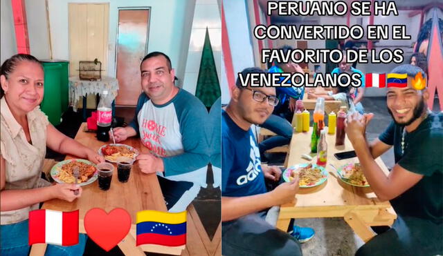 Con distintos platos típicos del Perú, el joven es sensación con su restaurante en Venezuela. Foto: composición LR / capturas de TikTok / @ChifaReyFusión