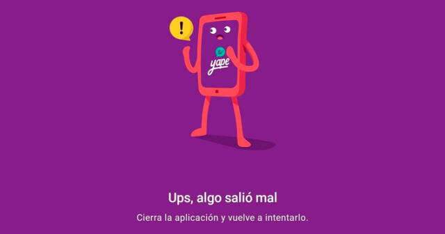 La famosa app Yape presenta problemas. Foto: Twitter