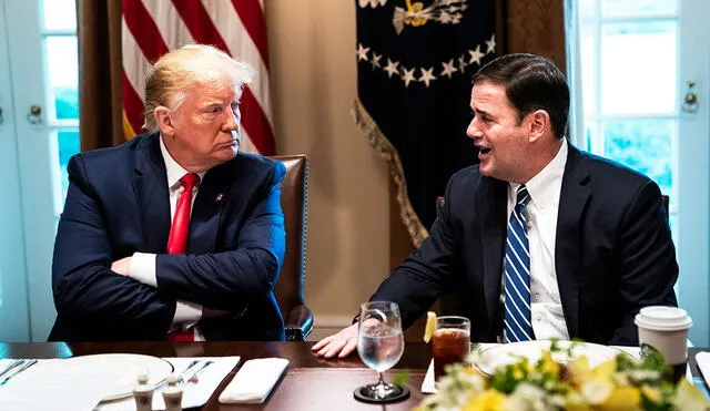 Según testigos, el republicano Doug Ducey fue presionado por Trump para que este anulara el triunfo de Joe Biden. Foto: The Washington Post