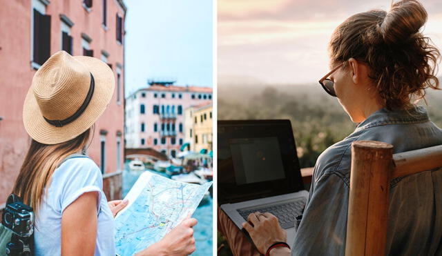 Conoce qué países te dan visa para hacer teletrabajo como un nómada digital. Foto: composición LR/ Venice original/Netelip