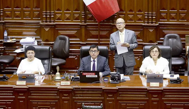 José Williams será el encargado de presidir la jornada electoral en el Parlamento el próximo miércoles 26 de julio. Foto: Congreso