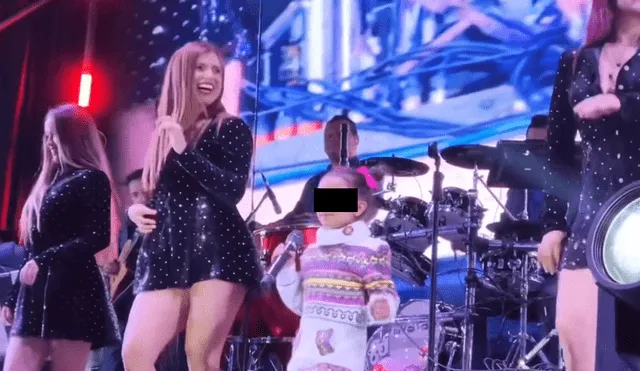 Niña demostró su talento en concierto. Foto: captura de De Juerga Te Veo - Video: captura de De Juerga Te Veo