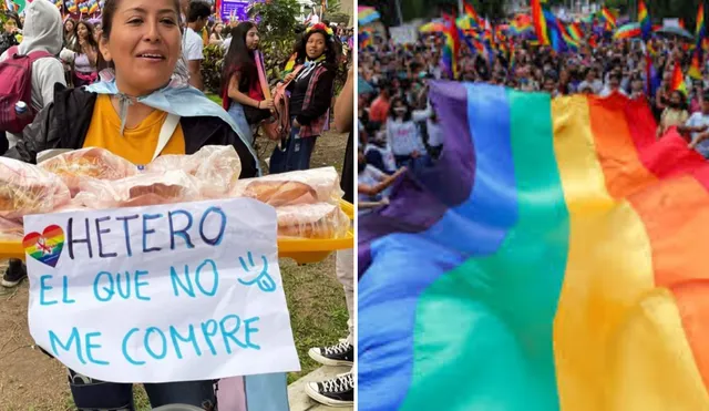 La marcha del Orgullo Gay 2023 fue este último sábado 1 de julio. Foto: composición LR/Twitter