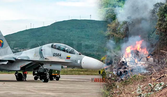 ¿Qué es un Sukhoi 30? AQUÍ te lo mostramos. Foto: composición LR/Infobae/Efecto Cocuyo