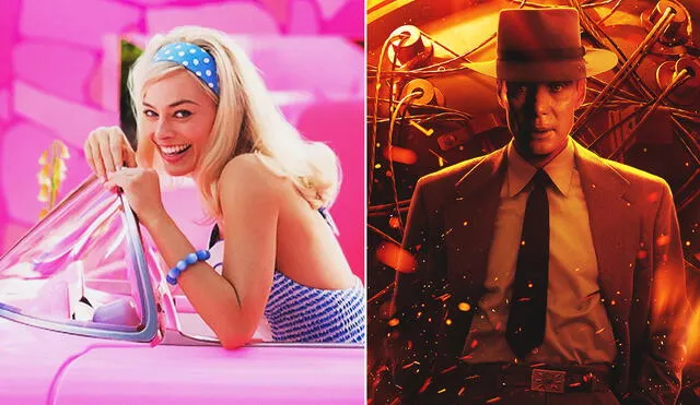 Cinéfilos tendrán que escoger entre "Barbie" vs. "Oppenheimer". Foto: composición LR/Warner Bros/Universal Pictures