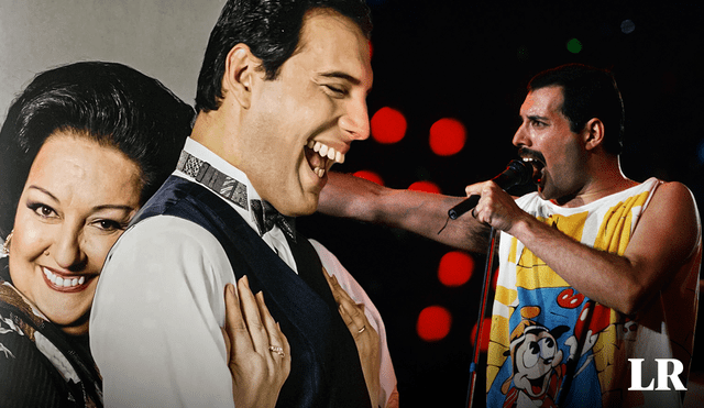 Freddie Mercury y Montserrat Caballé fueron grandes amigos fuera del escenario. Foto: composición LR/La Tercera/El Tranvía 48