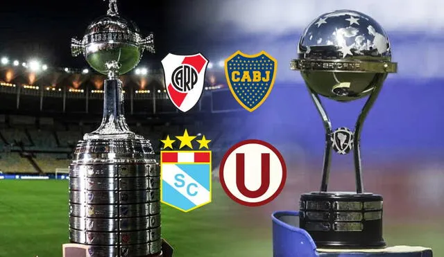 Este miércoles se llevarán a cabo los sorteos de la Copa Libertadores y Sudamericana. Foto: composición GLR