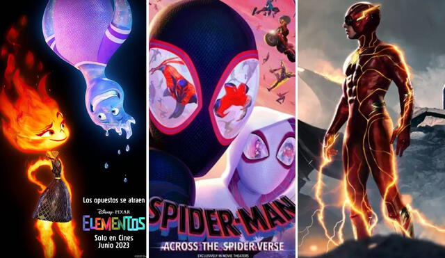 Hay una gran cantidad de películas en la cartelera de Cinestar para disfrutar de esta promoción. Foto: composición LR/Disney Pixar/Sony/DC