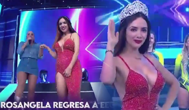Rosángela Espinoza vuelve a "Esto es guerra" con bombos y platillos. Foto: composición LR/captura de América TV - Video: América TV