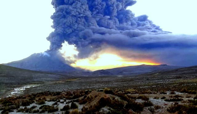 El volcán Ubinas es el más activo del Perú. Foto: La República