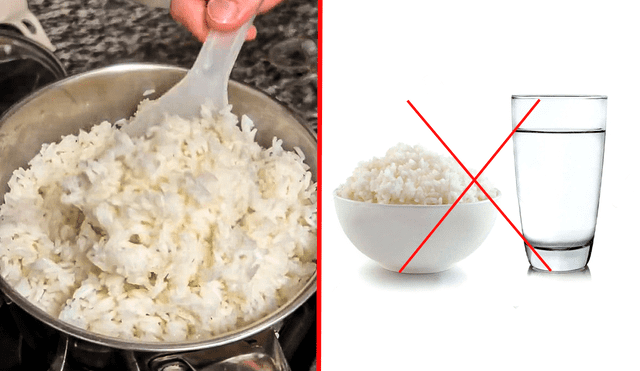 Esta la forma en la que los asiáticos preparan el arroz blanco. Foto: composición LR/TikTok/@chinoylatina