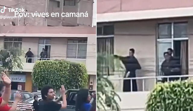 Video viral fue captado en Camaná. Foto: composición LR/captura/giuuyen17/TikTok - Video: giuuyen17/TikTok