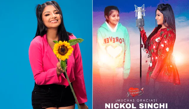 Nickol Sinchi feliz por su carrera como solista. Fotos: composición LR/Instagram/Nickol Sinchi