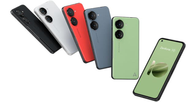 El Zenfone 10 está disponible en estos colores. Foto: ASUS