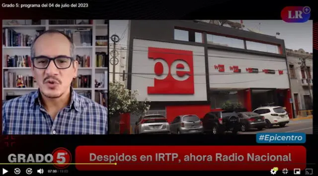 El conductor de "Grado 5" considera que hay un "atentado a la libertad de prensa y expresión". Foto y video: "Grado 5" LR+