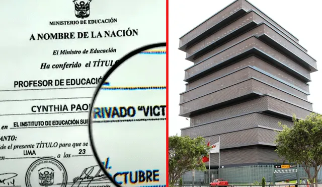 La viceministra de Pedagogía afirmó que las DRE y UGEL no estarían cumpliendo su labor de verificar los documentos presentados por los profesores Foto: composición LR / Latina / Andina