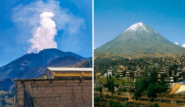 las autoridades de Moquegua están evaluando relocalizar a la población que podría verse afectada por el volcán Ubinas. Foto: composición LR / La República / Andina