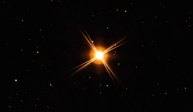 La estrella Betelgeuse es una supergigante roja relativamente cercana a la Tierra. Foto: Jeremy Likness