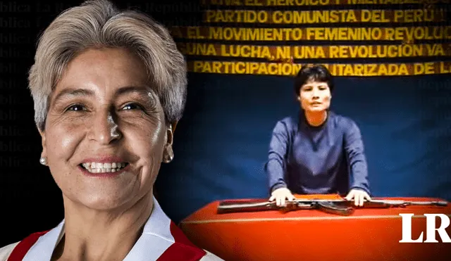Recientemente, la 'camarada Vilma' llamó a "tomar el Perú" el próximo 19 de julio. Foto: composición Fabrizio Oviedo/La República - Video: Twitter/@kikesitoVH