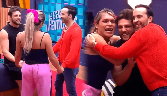 Nicola vivió un emotivo momento junto a Wendy Guevara en "La casa de los famosos". Foto: Composición LR / Captura YouTube&nbsp;   