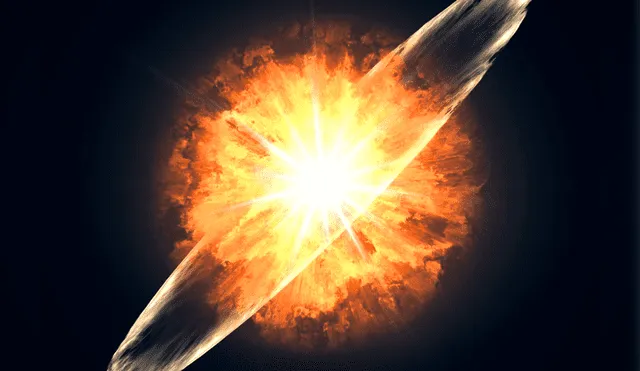 Una supernova es la explosión de una superestrella masiva. Foto: composiciónLR/Sky at Night