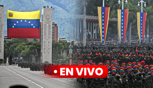 Está pautado para este miércoles el desfile del 5 de julio para conmemorar el Día de la Independencia de Venezuela. Foto. composición LR/AFP