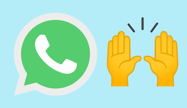 Este emoji de WhatsApp se usa en iOS y Android. Foto: composición LR/Flaticon