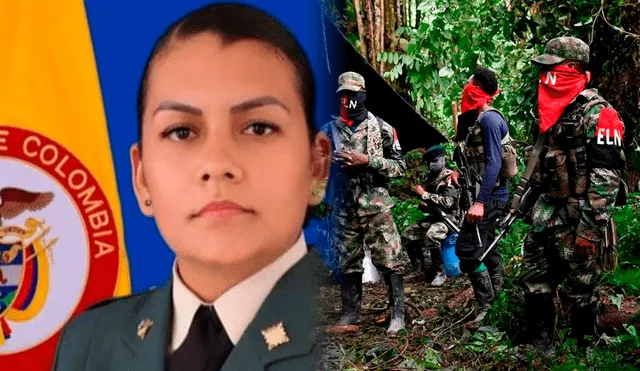 La sargento Gihislaine está secuestrada desde el 3 de julio por el ELN. Foto: Semana/ El Nacional/ Composición LR