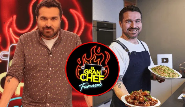 Giacomo Bocchio se desenvuelve como jurado en el reality de cocina "El gran chef: famosos". Foto: composición LR/"El gran chef: famosos"/ Instagram