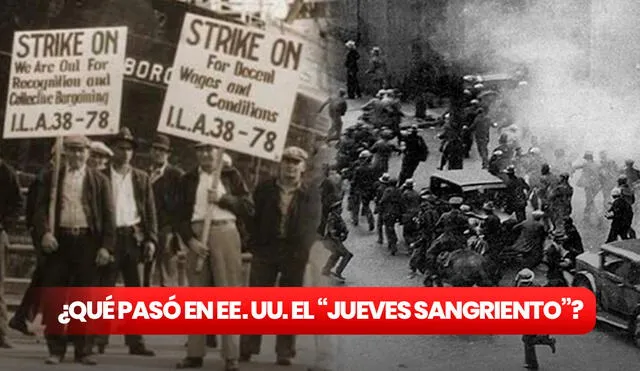 El jueves 5 de julio de 1934, los disturbios de la "huelga de la costa" llegaron al punto más violento. Foto: composición LR/eulixe