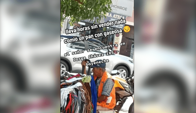 Piden que internautas compren pasadores al adulto mayor. Foto: TikTok