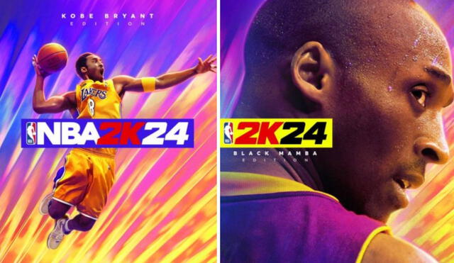La portada de NBA 2K24 con Kobe Bryant como protagonista es un homenaje conmovedor a una de las leyendas del básquetbol. Foto: 2K