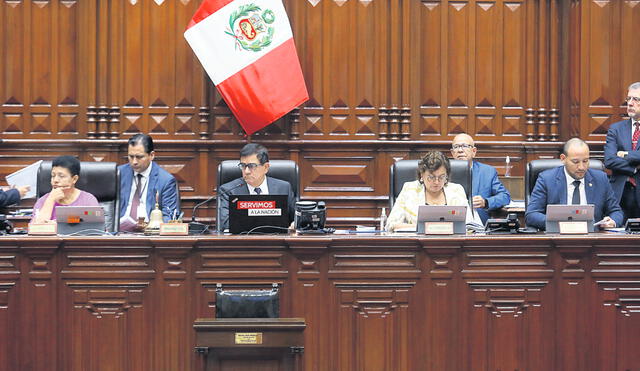 Manejo político y administrativo. La Mesa Directiva reparte entre sus vicepresidencias el manejo de oficinas importantes del Congreso. Foto: difusión