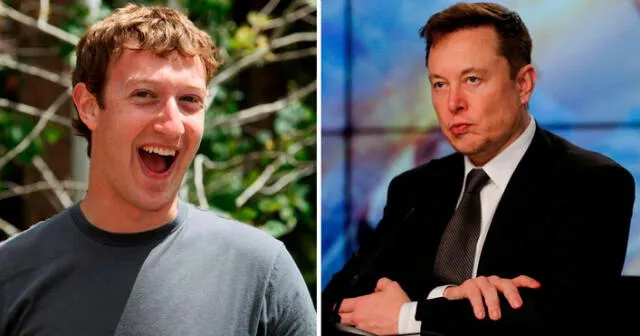 Elon Musk había retado a una pelea a Mark Zuckerberg. Foto: composición LR/El País/The National