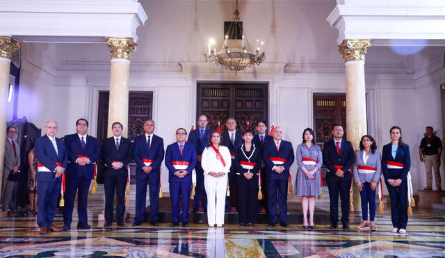 En abril pasado, hubo cuatro ministros que se sumaron al gabinete de Dina Boluarte. Foto: Andina