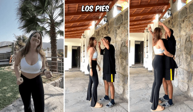 Usuarios aplaudieron que le esté enseñando los reales pasos prohibidos de la cumbia. Foto: composición LR/@Angelramirezv/TikTok Usuarios aplaudieron que le esté enseñando los reales pasos prohibidos de la cumbia. Foto: composición LR/@Angelramirezv/TikTok
