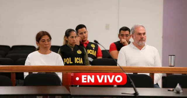 Sada Goray y Mauricio Fernandini se encuentran con 10 días de detención preliminar por sus vínculos con Pedro Castillo. Foto: Poder Judicial.