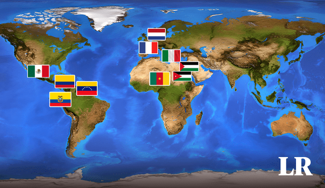 Cada continente también presenta una paleta de colores con un significado. Foto: composición LR/Fabrizio Oviedo/El Español