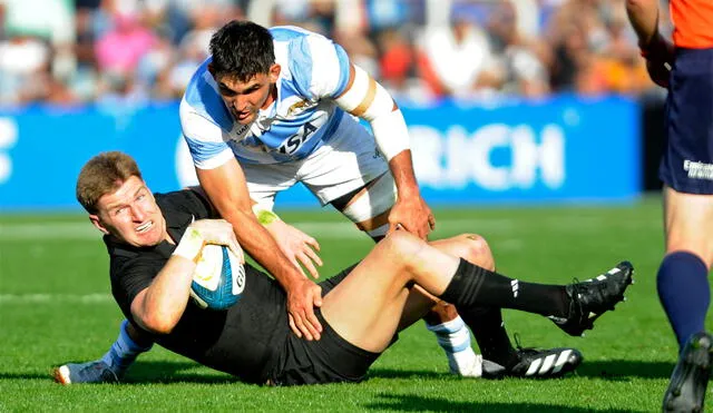 Argentina inicia el Rugby Championship con problemas. Foto: AFP