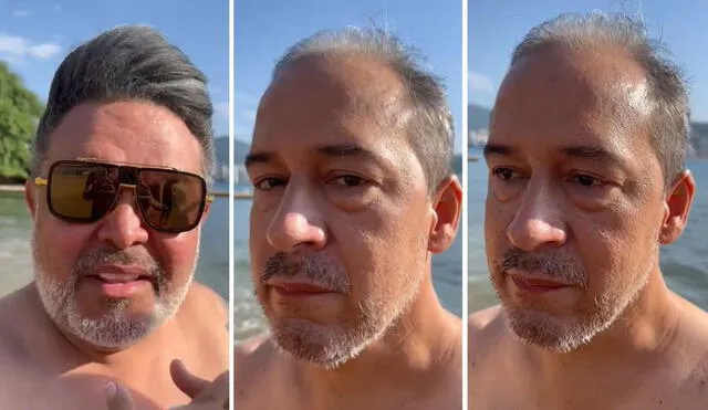 Andrés Hurtado lleva a Acapulco a su productor. Foto: composición LR/Capturas de TikTok - Video: TikTok